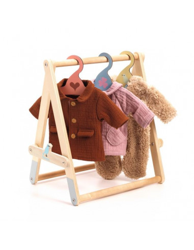 Portant vêtements et 3 cintres Pomea... Portant vêtements et 3 cintres Pomea...