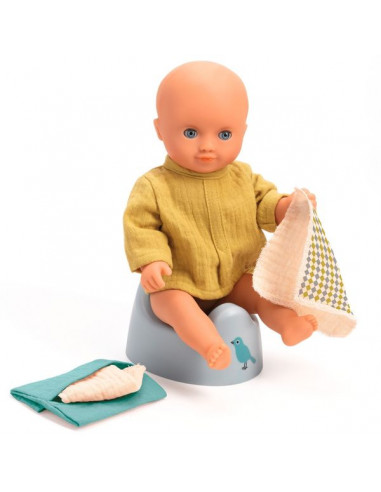 Pot et lingettes Pomea - Djeco Pot et lingettes Pomea - Djeco