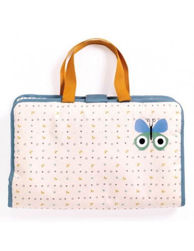 Sac à langer Blue Fly Pomea - Djeco - Accessoire poupée