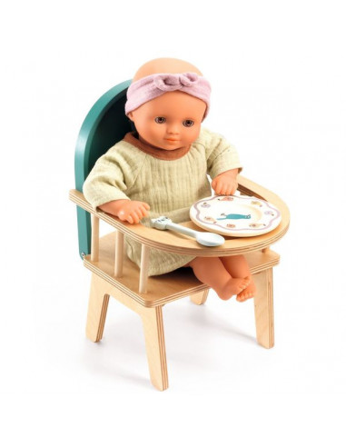 Chaise à barreaux pour poupée Pomea -... Chaise à barreaux pour poupée Pomea -...