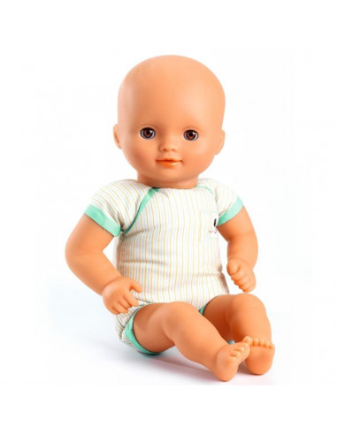Poupée Baby Pistache Pomea - Djeco Poupée Baby Pistache Pomea - Djeco