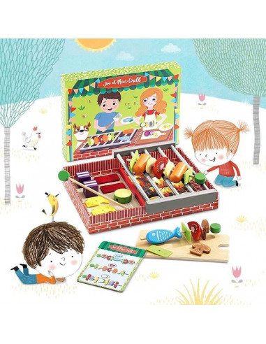 Dinette Joe et Max grill - Djeco Dinette Joe et Max grill - Djeco