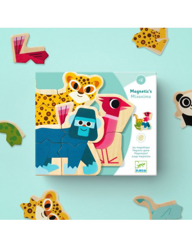 Jeu magnétique Mixanimo - Djeco Jeu magnétique Mixanimo - Djeco
