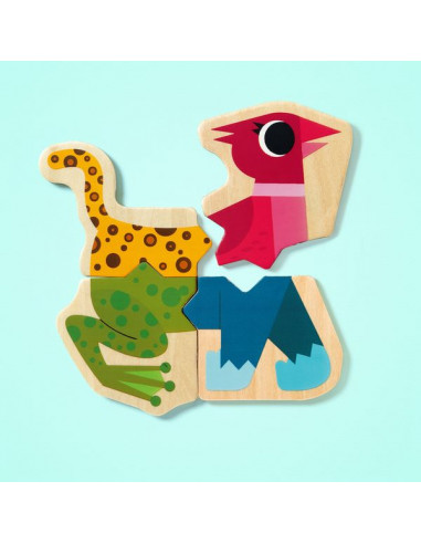 Jeu magnétique Mixanimo - Djeco Jeu magnétique Mixanimo - Djeco