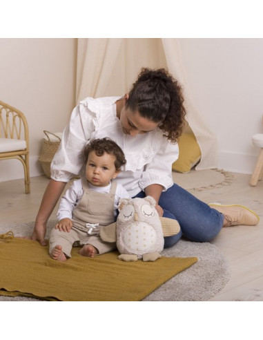 Peluche musicale chouette avec... Peluche musicale chouette avec...