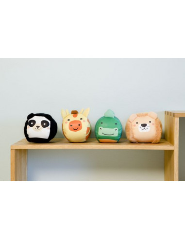 Set de 4 balles doudous jungle -... Set de 4 balles doudous jungle -...