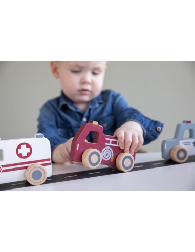 Véhicules de secours en bois - Little... Véhicules de secours en bois - Little...