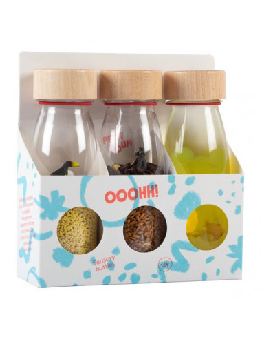 3 bouteilles sensorielles Tropical -... 3 bouteilles sensorielles Tropical -...