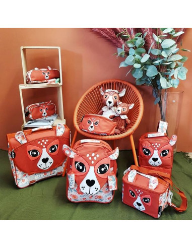 Lunch bag Melimelos la biche - Les... Lunch bag Melimelos la biche - Les...