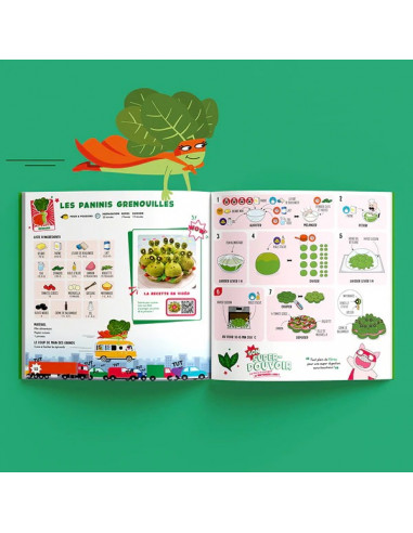 Livre Les super légumes - Chefclub Kids Livre Les super légumes - Chefclub Kids