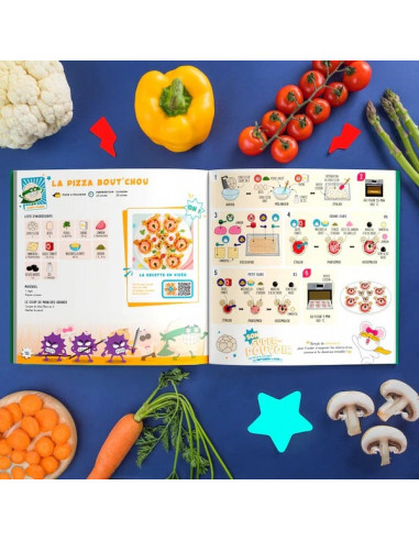 Livre Les super légumes - Chefclub Kids Livre Les super légumes - Chefclub Kids