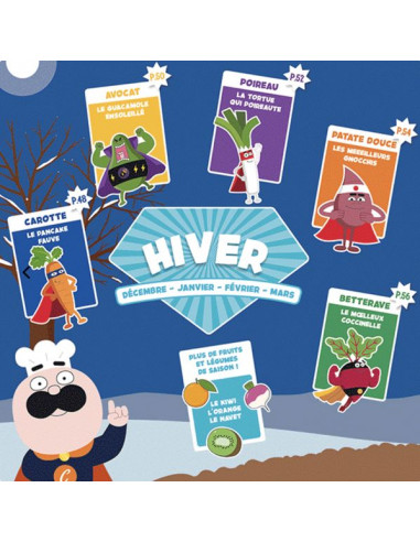 Livre Les super légumes - Chefclub Kids Livre Les super légumes - Chefclub Kids