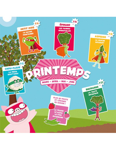 Livre Les super légumes - Chefclub Kids Livre Les super légumes - Chefclub Kids