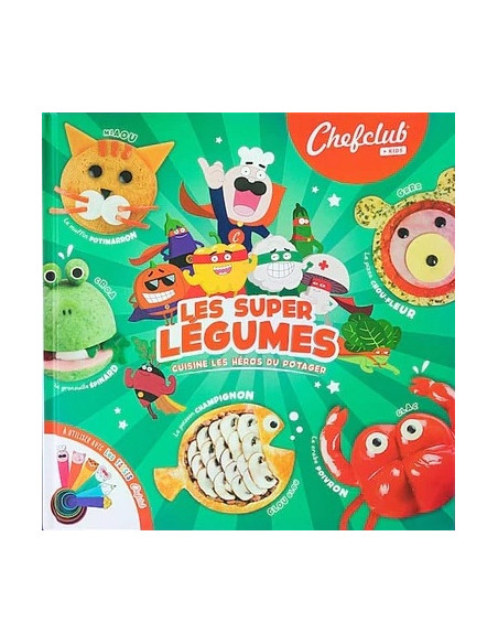 Livre Kids - Les Super Légumes