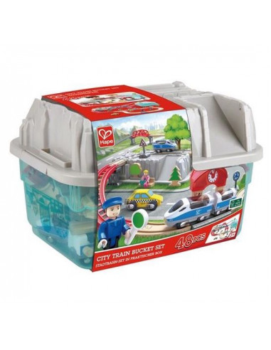 Circuit de train Ville 2 en 1 - Hape