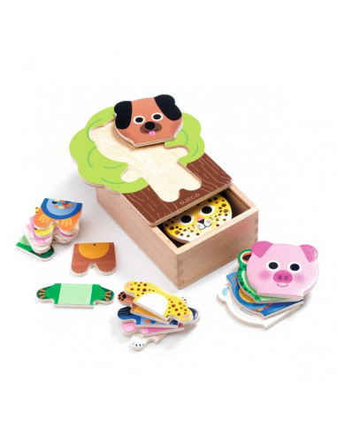 Puzzles Arbramix - Djeco Puzzles Arbramix - Djeco