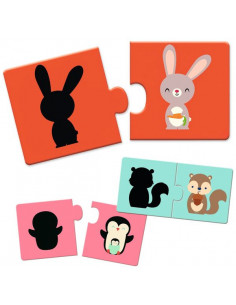Puzzle duo Ombres - Djeco 2