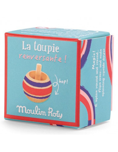 Toupie renversante rouge - Moulin Roty Toupie renversante rouge - Moulin Roty