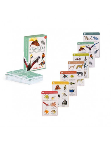 Jeu de 7 familles des espèces Tout... Jeu de 7 familles des espèces Tout...