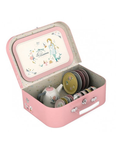 Valise dînette thé Les parisiennes -... Valise dînette thé Les parisiennes -...