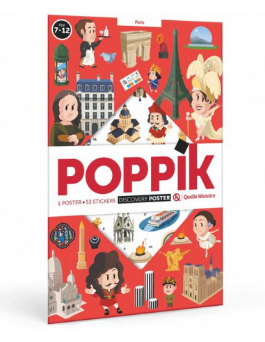 Poster en stickers Paris - Poppik