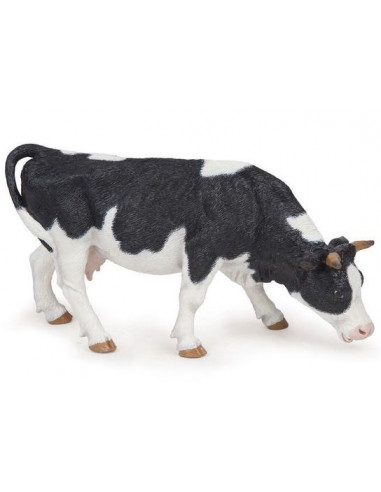 Figurine vache noire et blanche... Figurine vache noire et blanche...