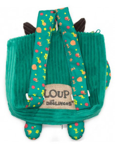 Sac à dos velours Loup -... 2