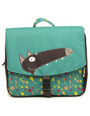 Trousse double tête animal Loup - Les Déglingos