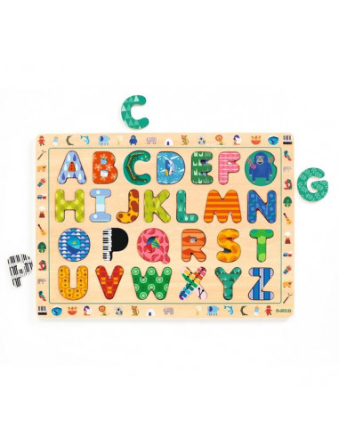 Puzzle ABC international - Djeco Puzzle ABC international - Djeco