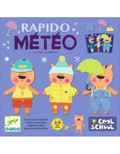 Jeu Rapido météo - Djeco Jeu Rapido météo - Djeco