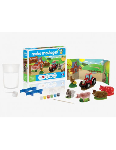 Coffret 5 moules Bienvenue à la ferme... Coffret 5 moules Bienvenue à la ferme...