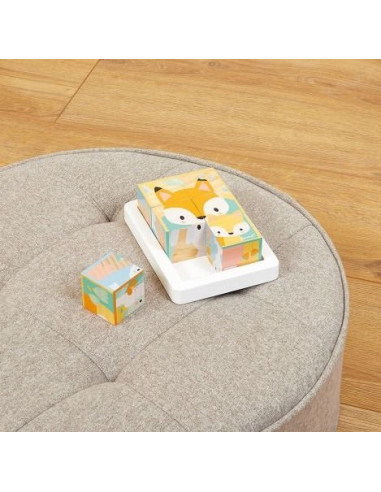 Barquette 6 cubes pure - Janod Barquette 6 cubes pure - Janod