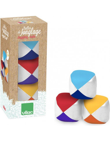 Set de 3 balles de jonglage - Vilac Set de 3 balles de jonglage - Vilac