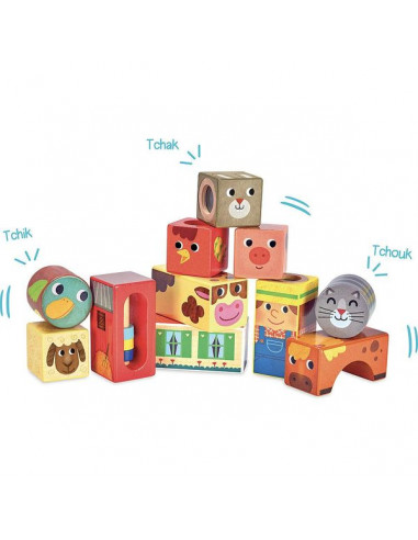 Cubes sonores de la ferme - Vilac Cubes sonores de la ferme - Vilac