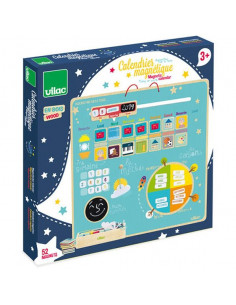 Calendrier pour enfant Semainier pour apprendre L37xl83xH1cm 100%coton