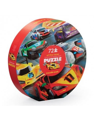 Puzzle course de voitures 72 pièces