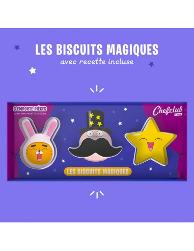 Emporte-pièces Les biscuits magiques... Emporte-pièces Les biscuits magiques...
