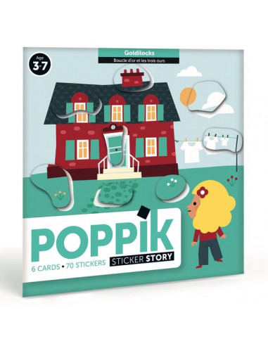 Conte en stickers Boucle d'or - Poppik
