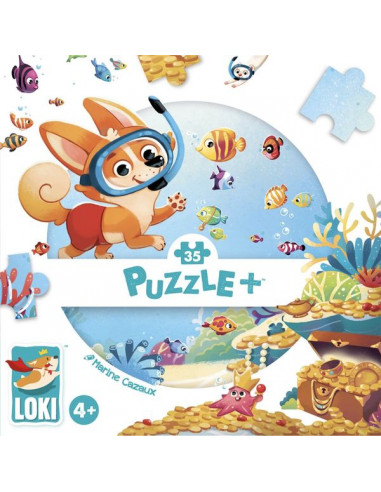 Puzzle 35 pièces Loki fait de la...