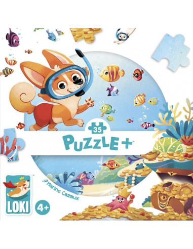 Puzzle 35 pièces Loki fait de la...