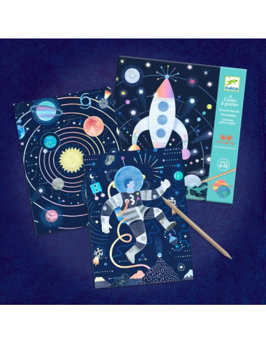 Cartes à gratter mission cosmique -... Cartes à gratter mission cosmique -...