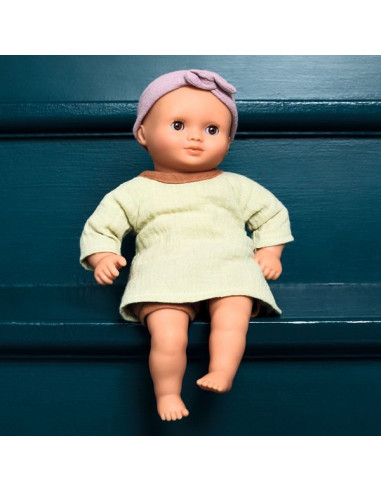 Poupée Baby Pistache Pomea - Djeco Poupée Baby Pistache Pomea - Djeco