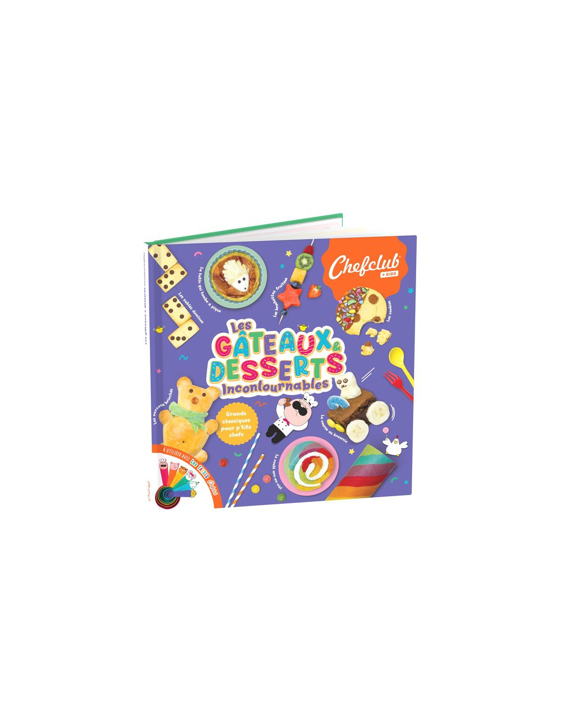 Chefclub Kids - Le Livre des Gâteaux & Desserts incontournables - Livre de  Cuisine - Les grands classiques pour les p'tits chefs avec les Tasses