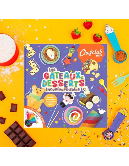 CHEFCLUB - LIVRE KIDS LES GATEAUX & DESSERTS INCONTOURNABLES