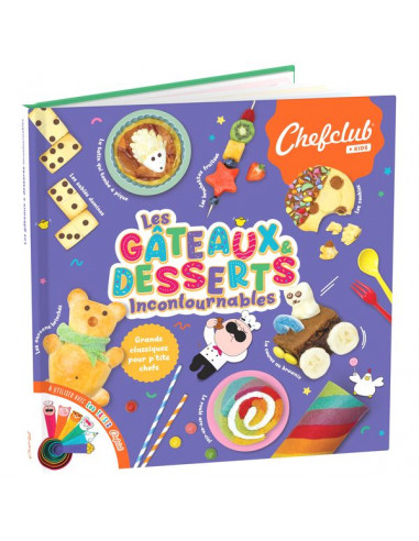 Coffret Les gâteaux et desserts incontournables - Chefclub Kids