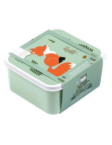 4 boites à goûter amis de la forêt... 4 boites à goûter amis de la forêt...