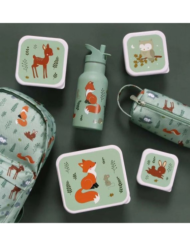 4 boites à goûter amis de la forêt... 4 boites à goûter amis de la forêt...