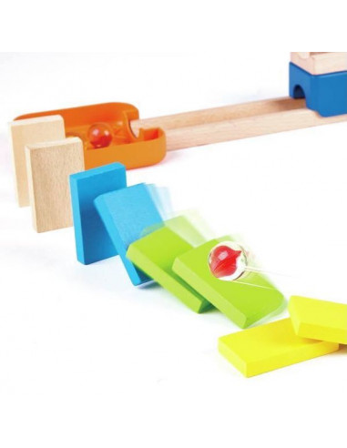 Circuit de billes Rallye Domino - Hape Circuit de billes Rallye Domino - Hape