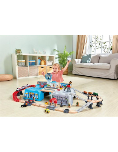 Circuit de train Grande métropole - Hape Circuit de train Grande métropole - Hape