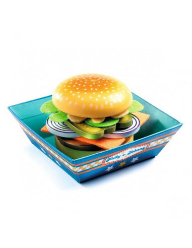 Kelly & Johnny dinette burgers - Djeco Kelly & Johnny dinette burgers - Djeco